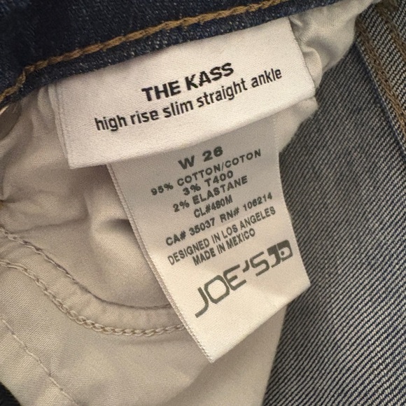 Joe’s The Kass High Rise Slim Straight Ankle Jeans 28 - Picture 3 of 5